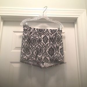 Black and white sleepwear shorts from Soma